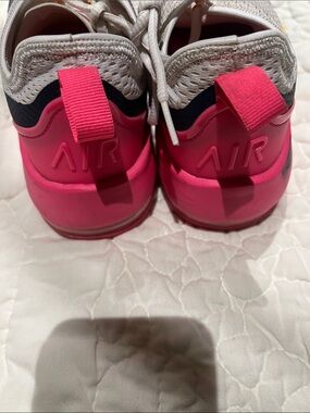 Nike Kids Air Sneakers - White & Hot Pink